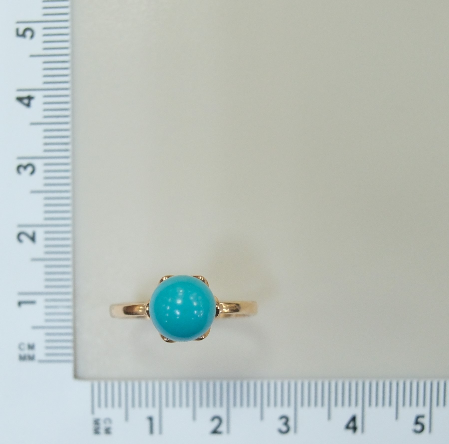 Серебряное кольцо с бирюзой
